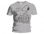 T-shirt SNOOPY PEANUTS - szara 