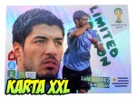 LIMITED EDITION XXL LUIS SUAREZ WORLD CUP 2014 BRAZIL