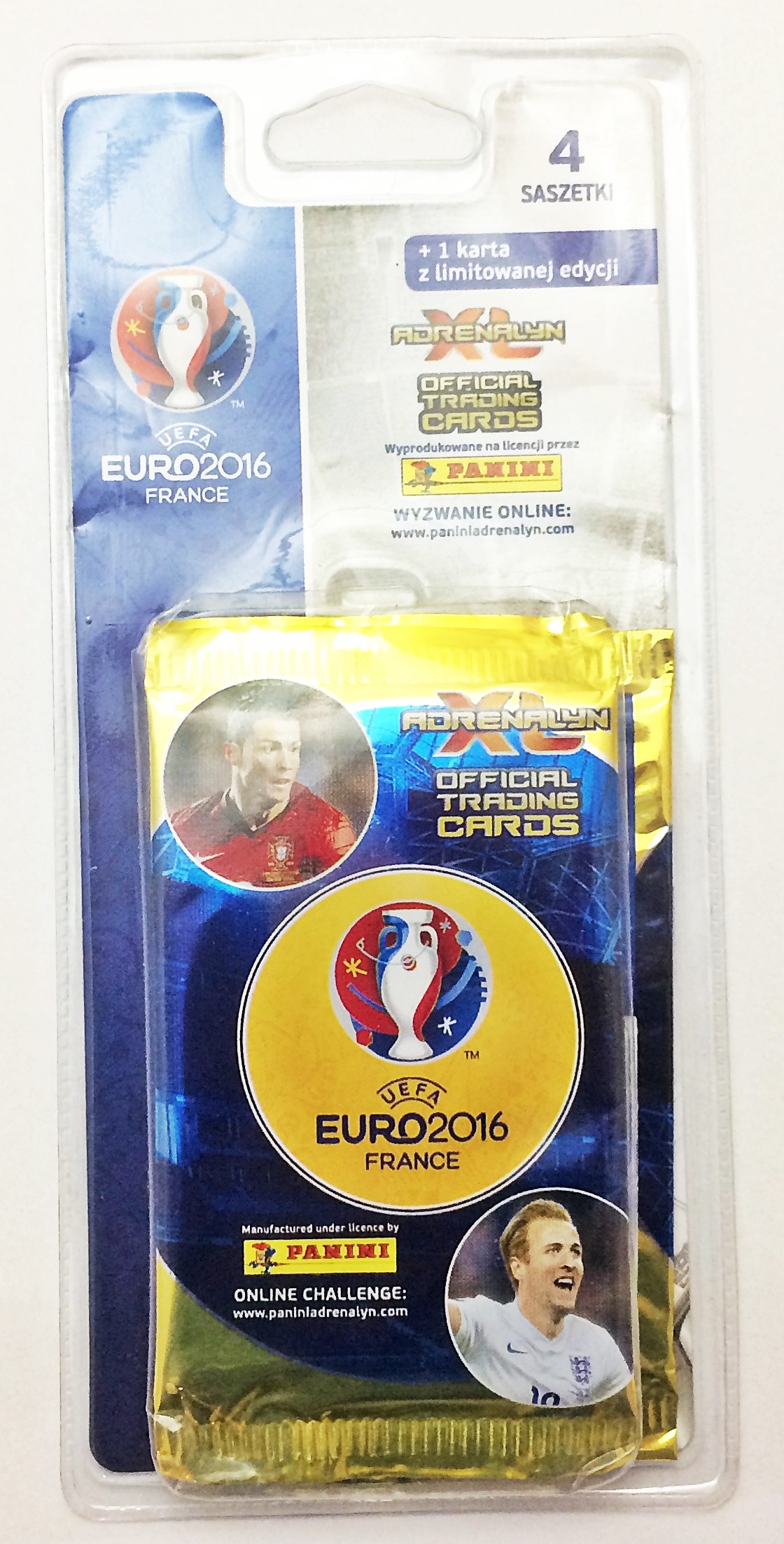 BLISTER EURO 2016 ADRENALYN XL 4 saszetek + 1 Limited 