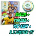 ALBUM BRAZIL WORLD CUP 2014 + PUSZKA + 103 KARTY