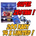 ALBUM ZESTAW CHAMPIONS LEAGUE 2013/14 + 2 x PUSZKA + 14 x LIMITED + 200 KART !