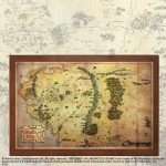Mapa Śródziemia - Replika The Hobbit