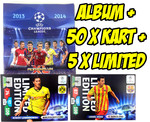 ALBUM PANINI CHAMPIONS LEAGUE 2013/14 + 55 KART !