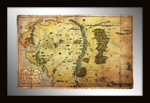 Mapa The Hobbit Middle Earth Lustro