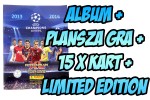 ALBUM CHAMPIONS LEAGUE 2013/14 + PLANSZA + 15 KART + LIMITED