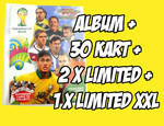 ALBUM KLASER PANINI BRAZIL WORLD CUP 2014  + 30 KART + 3 LIMITED