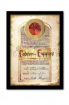Plakat w ramie The Hobbit - Kontrakt Biblo Bagginsa