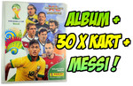 ALBUM BRAZIL WORLD CUP 2014 + MESSI + 30 KART