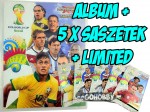 ADRENALYN XL BRAZIL WORLD CUP 2014 ALBUM + 5 SASZETEK + LIMITED