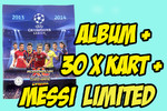 ALBUM PANINI CHAMPIONS LEAGUE 2013/14 - 30 kart + MESSI