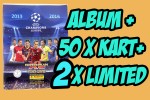 ALBUM PANINI CHAMPIONS LEAGUE 2013/14 - 50 kart + 2 x Limited