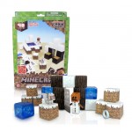 Minecraft Papercraft 48 el. Papierowe Modele Biom Ośnieżony