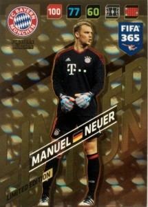 LIMITED EDITION MANUEL NEUER FIFA 365 2018 ADRENALYN XL