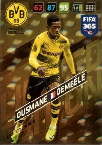 LIMITED EDITION DEMBELE FIFA 365 2018 ADRENALYN XL