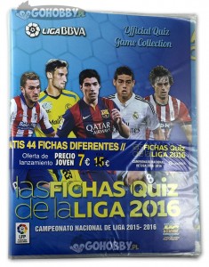 ALBUM MUNDICROMO LAS FICHAS QUIZ DE LA LIGA 2016 Z KARTAMI