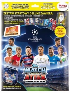 ZESTAW STARTOWY DELUXE MATCH ATTAX CHAMPIONS LEAGUE 2015/16